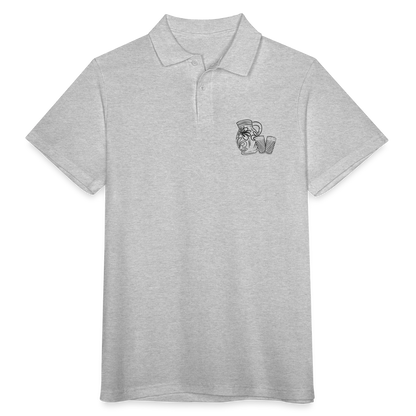 Bembel mit Gläsern - Hessisch Mundart - Männer Premium Poloshirt - by Artful Alchemist