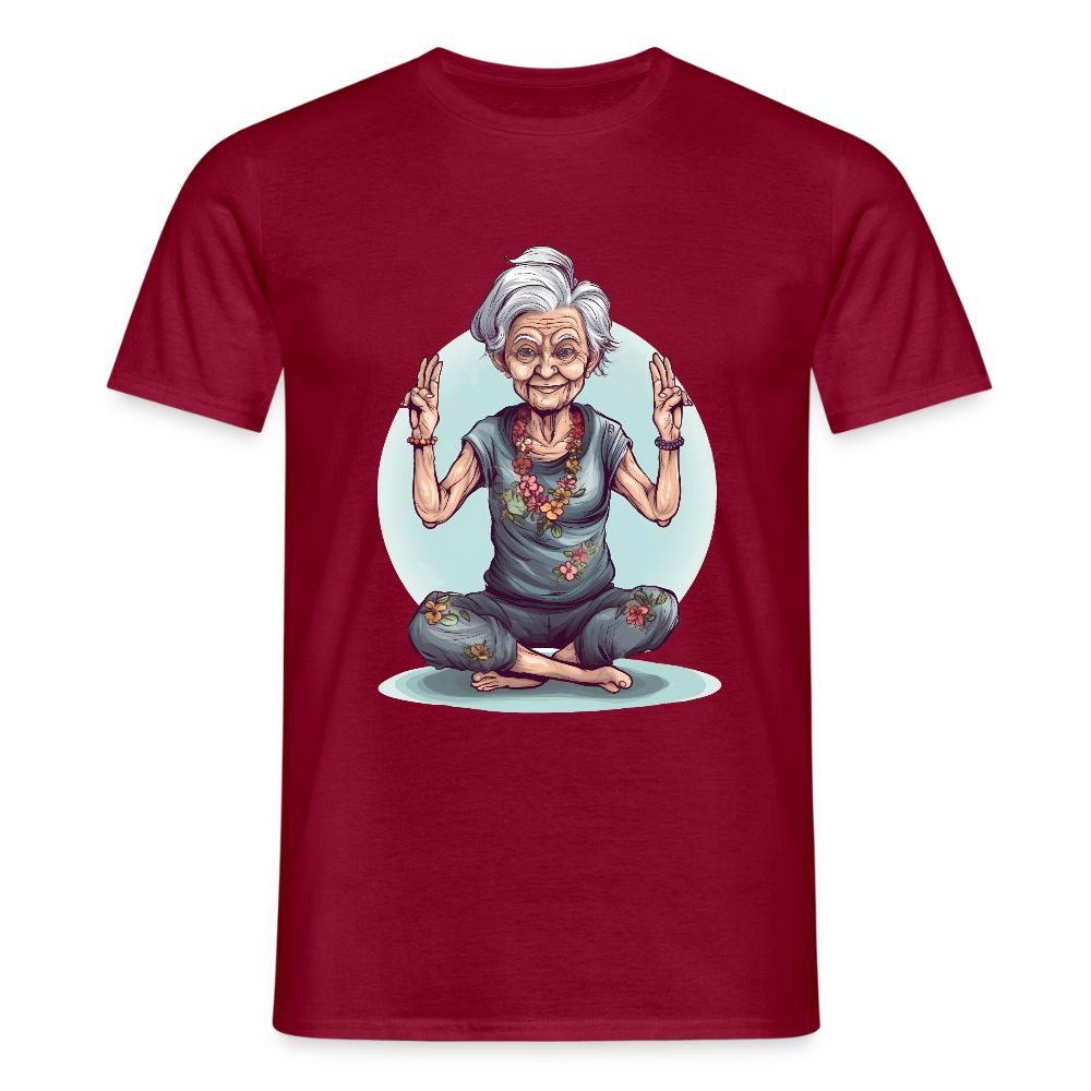 Coole Yoga Oma - Meditation im besten Alter - Männer T-Shirt - by Artful Alchemist