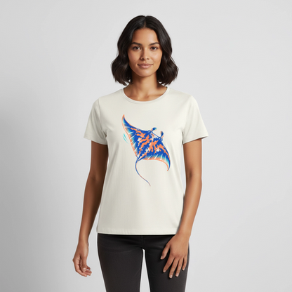 Manta Ink – Frauen Premium T-Shirt - Naturweiß