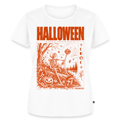 Pumpkin Moon – Frauen Premium T-Shirt - Weiß