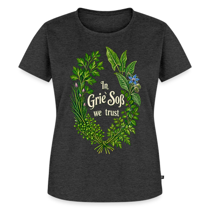 In Grie’ Soß We Trust - Frauen Premium T-Shirt - by Artful Alchemist