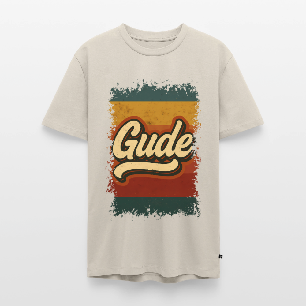 GUDE Shirt - Männer Premium T-Shirt - Beige