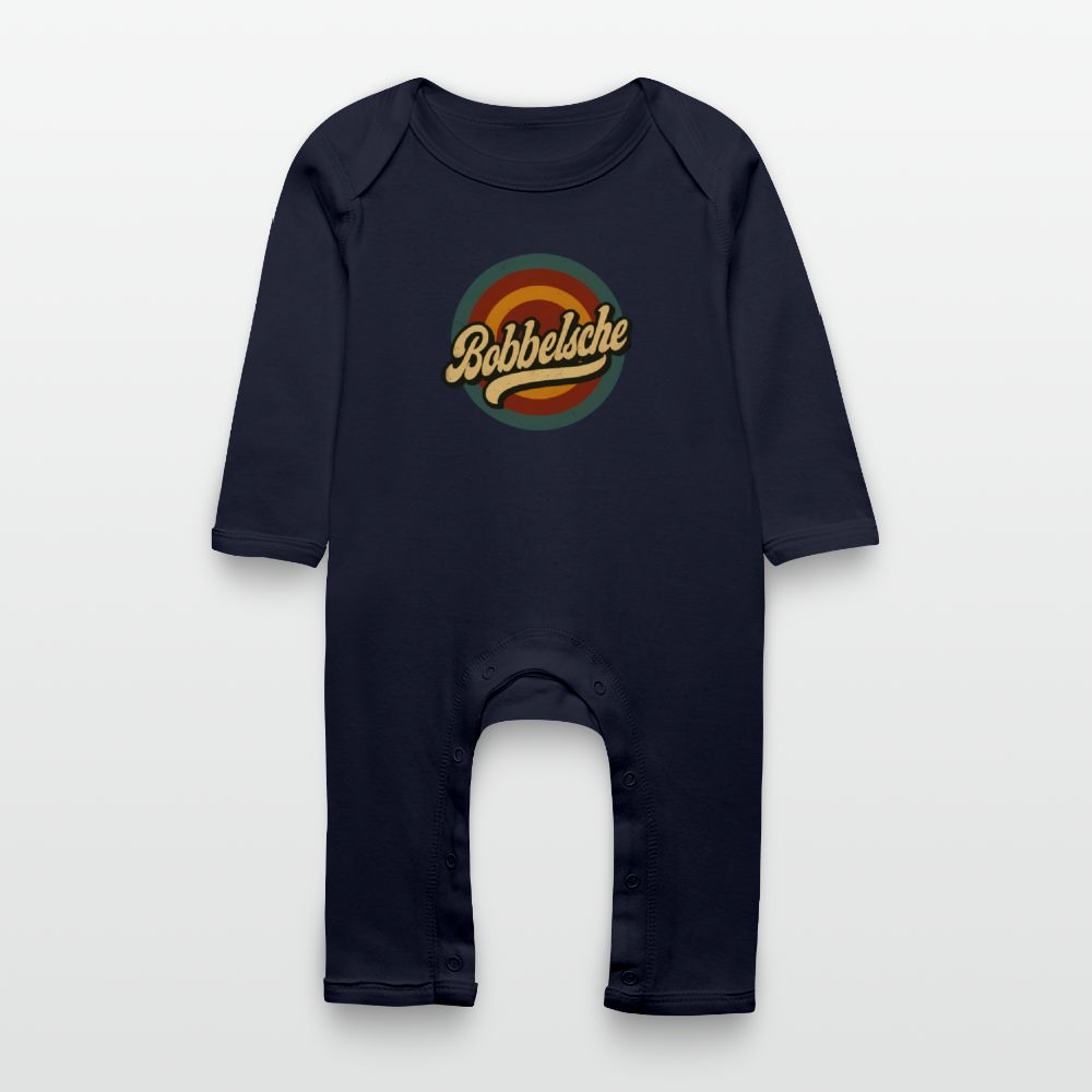Bobbelsche - Baby Bio Strampler - Navy