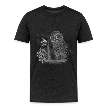 Vintage Steampunk Quallen Motiv - Männer Premium T-Shirts - by Artful Alchemist