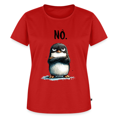 Grumpy Penguin – „NÖ.“ - Frauen Premium T-Shirt - by Artful Alchemist