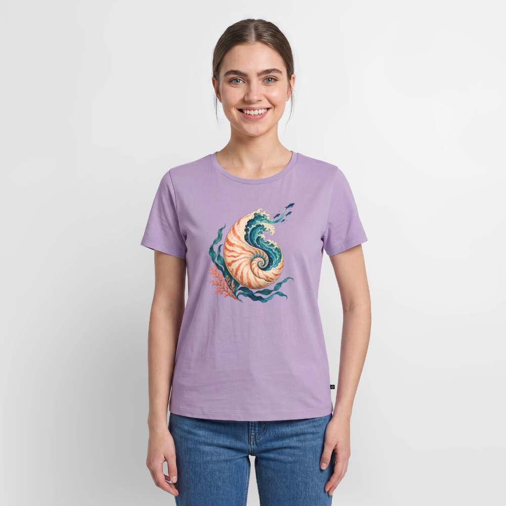 Nautilus Wave – Frauen Premium T-Shirt - Lavendel