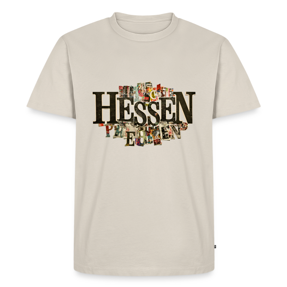 Hessen Collage - Männer Premium T-Shirt - Beige