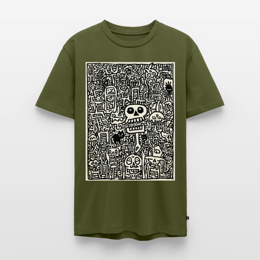 Weird Creatures – Männer Premium T-Shirt - Khaki