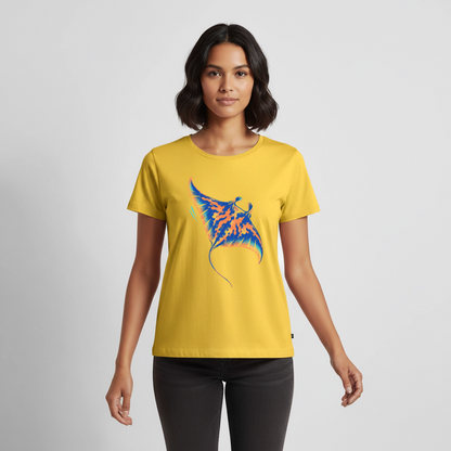Manta Ink – Frauen Premium T-Shirt - Sonnengelb