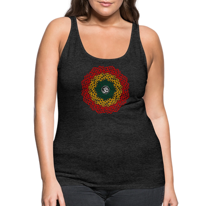 Yogi, Prana Mandala Om im Reggae Stil - Frauen Premium Tank Top - by Artful Alchemist