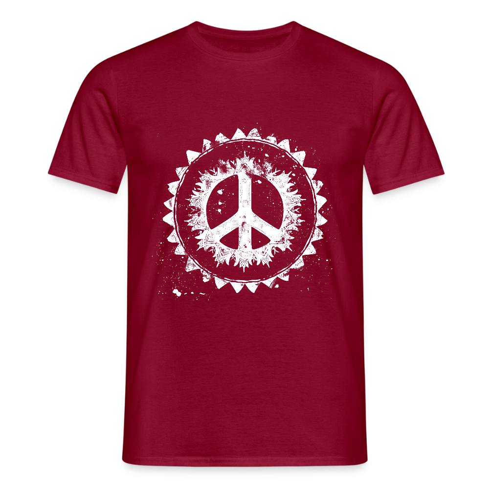 Urban Retro Peace Zeichen - Männer T-Shirt - by Artful Alchemist