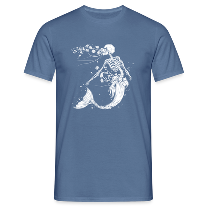 Florale Skelett Meerjungfrau - Männer T-Shirt - by Artful Alchemist