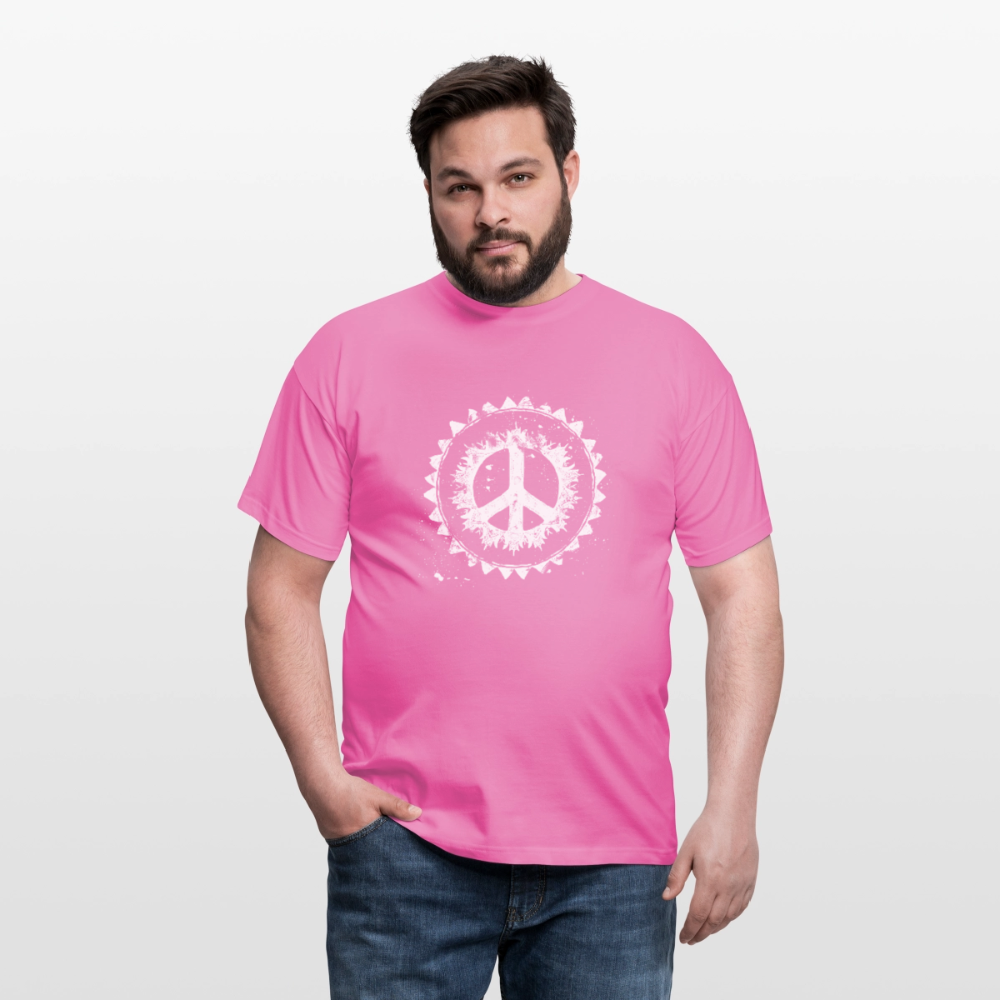 Urban Retro Peace Zeichen - Männer T-Shirt - by Artful Alchemist