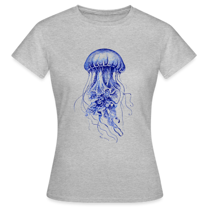 Indigo Qualle - Frauen T-Shirt - by Artful Alchemist