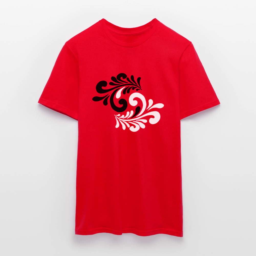 Hessisch Balance - Yin und Yang - Männer Shirt - Rot