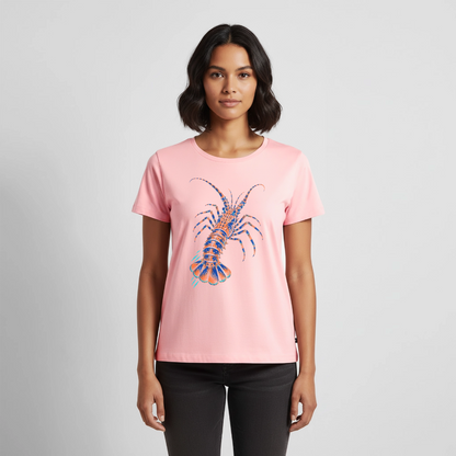 Lobster Ink – Frauen Premium T-Shirt - Rosa