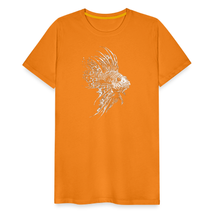 Rotfeuerfisch - Monochrom - Männer Premium T-Shirt - by Artful Alchemist