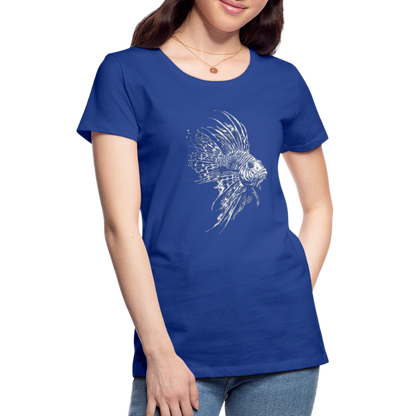 Rotfeuerfisch - Monochrom - Frauen Premium T-Shirt - by Artful Alchemist