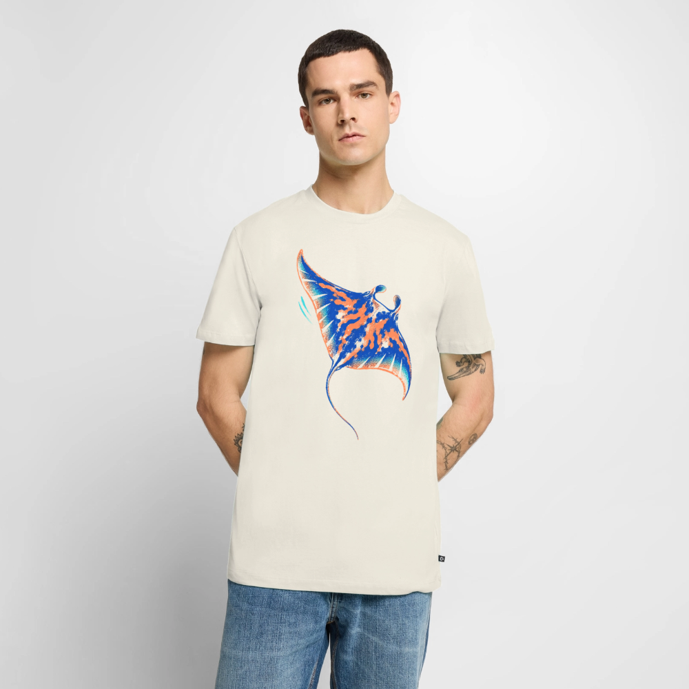 Manta Ink – Männer Premium T-Shirt - Naturweiß