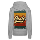 „Gude“ – Retro Look aus Hessen - Frauen Premium Bio Hoodie - Grau meliert