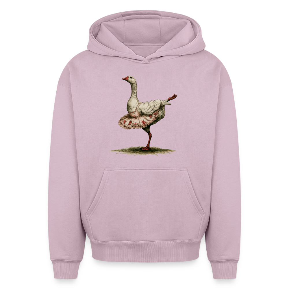 Gänseballerina - Oversized Heavyweight Unisex Hoodie - by Artful Alchemist