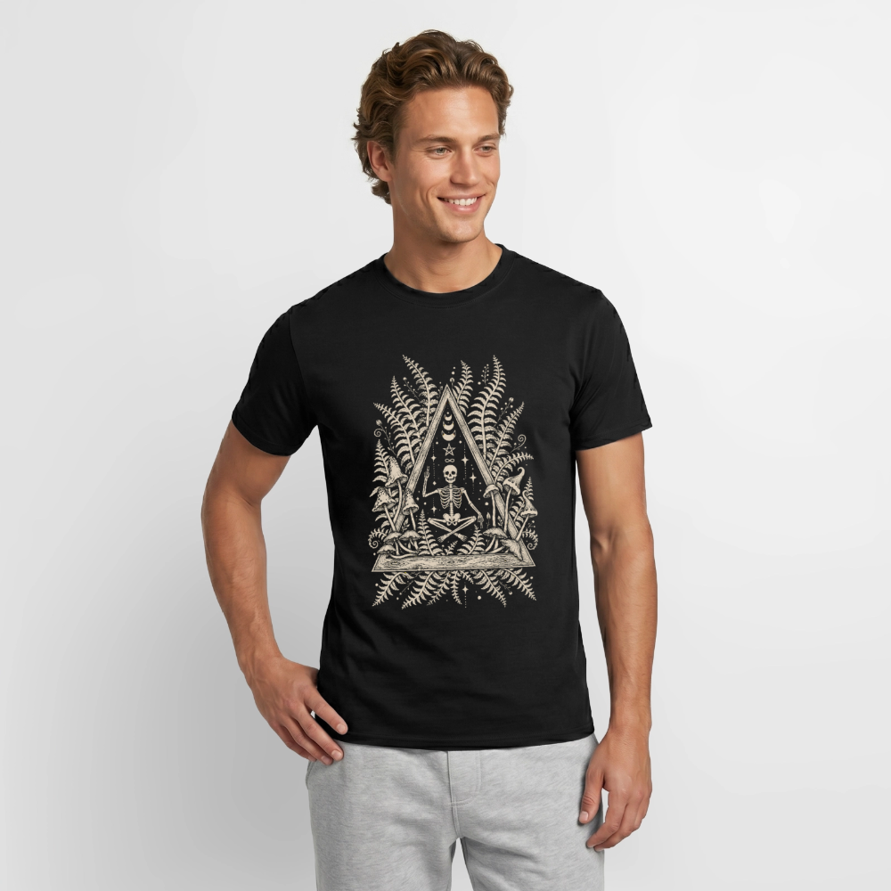Mystic Fern – Männer T-Shirt - Schwarz