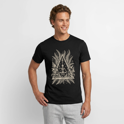 Mystic Fern – Männer T-Shirt - Schwarz