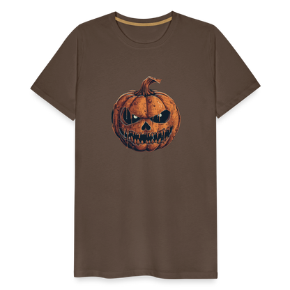 Gruseliger Horror Kürbis -Happy Halloween - Männer Premium T-Shirt - by Artful Alchemist