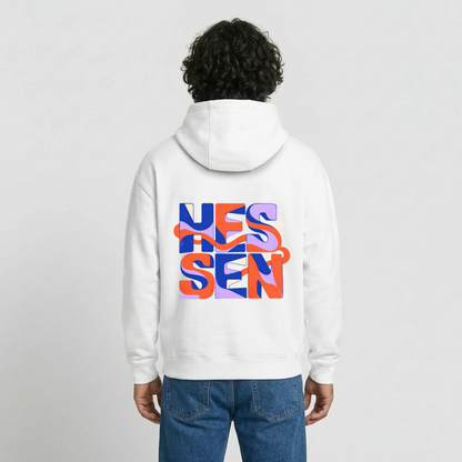 Hessen Color – Oversized Heavyweight Unisex Hoodie - Weiß