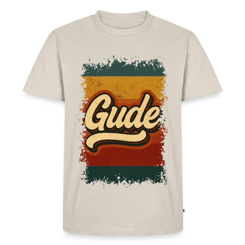 GUDE Shirt - Männer Premium T-Shirt - Beige