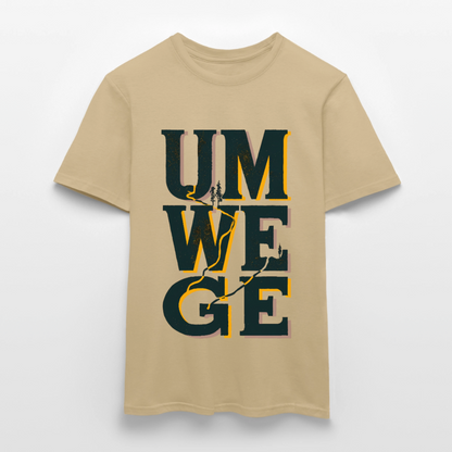 Umwege – Männer T-Shirt - Sandbeige