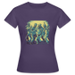 Tanzende Zombies - Gruseliges Zombie Motiv - Frauen T-Shirt - Dunkellila