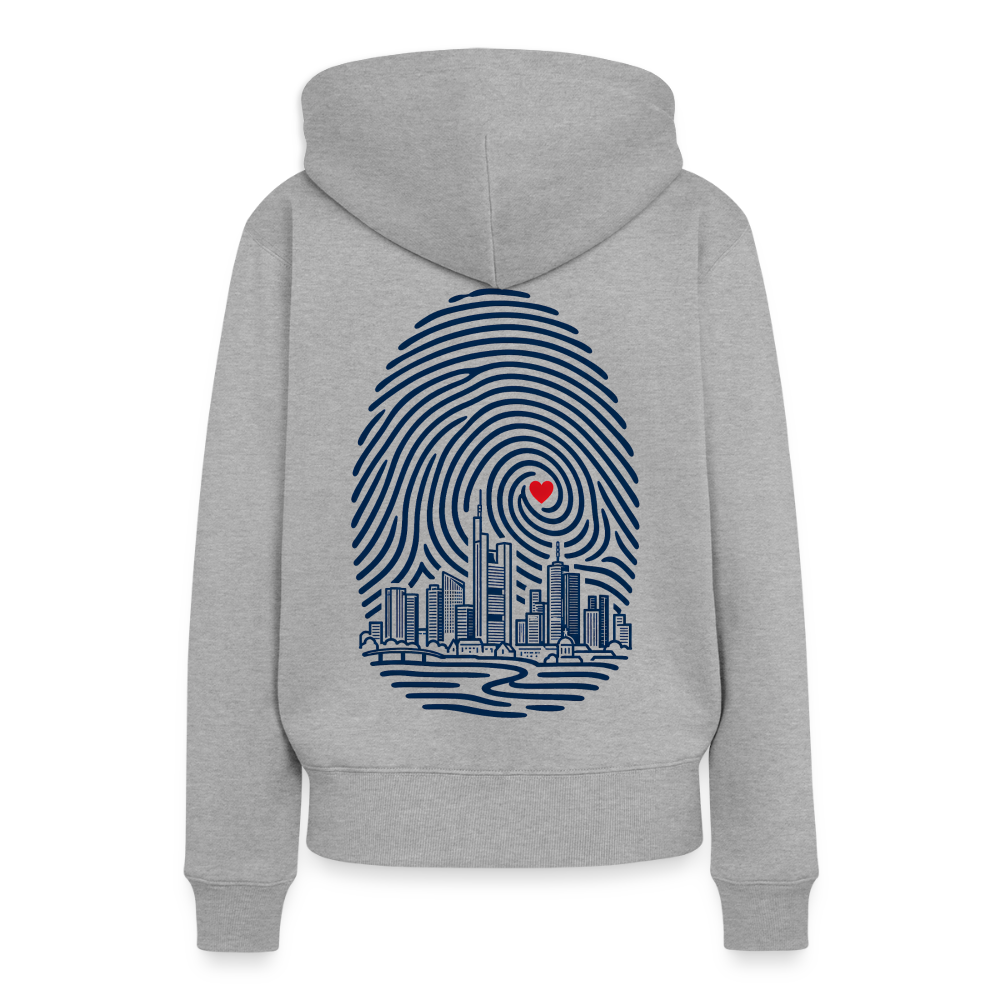 Frankfurt im Herzen - Frauen Premium Hoodie - by Artful Alchemist