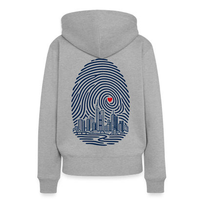 Frankfurt im Herzen - Frauen Premium Hoodie - by Artful Alchemist