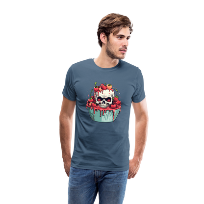 Gruseliges Horror Kirschtörtchen - Happy Halloween - Männer Premium T-Shirt - by Artful Alchemist