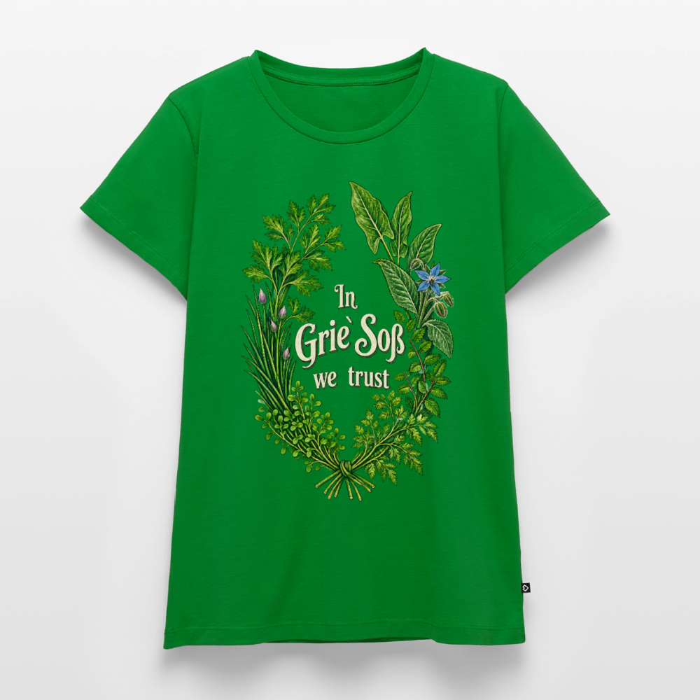In Grie’ Soß We Trust - Frauen Premium T-Shirt - Grün