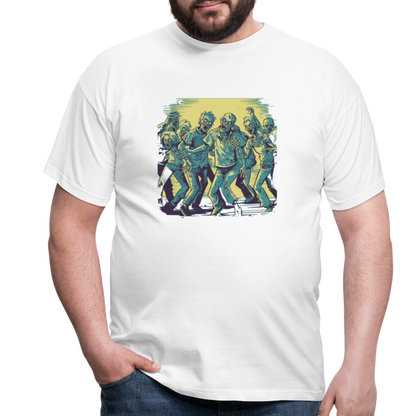 Tanzende Zombies - Gruseliges Zombie Motiv - Männer T-Shirt - by Artful Alchemist