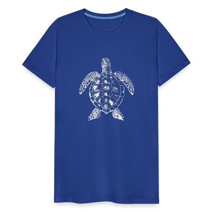 Meeresschildkröte - Monochrom - Männer Premium T-Shirt - by Artful Alchemist
