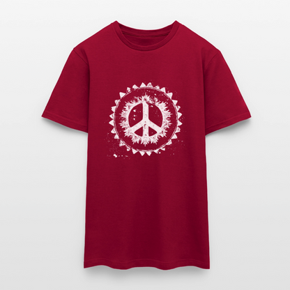 Urban Retro Peace Zeichen - Männer T-Shirt - by Artful Alchemist