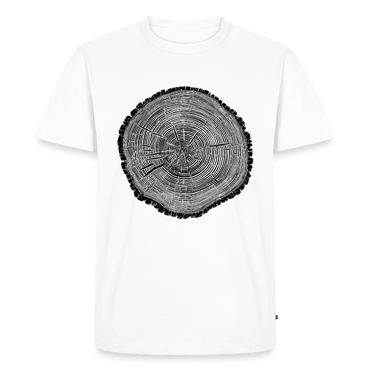 Baumscheibe - Männer Premium T-Shirt - by Artful Alchemist