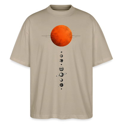 Sonnensystem - Oversized Unisex Bio T-Shirt Blaster 2.0 - by Artful Alchemist