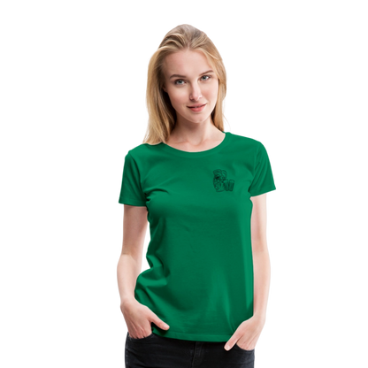 Bembel mit Gläsern - Hessisch Mundart - Frauen Premium T-Shirt - by Artful Alchemist