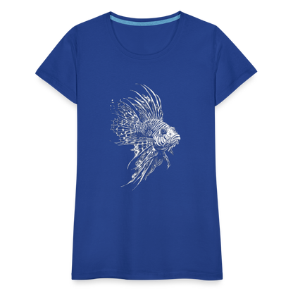 Rotfeuerfisch - Monochrom - Frauen Premium T-Shirt - by Artful Alchemist