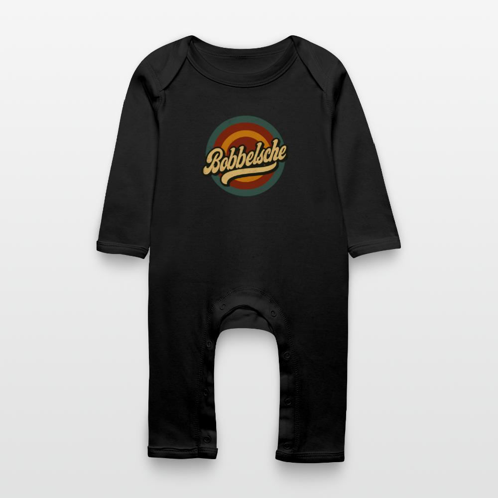 Bobbelsche - Baby Bio Strampler - Schwarz