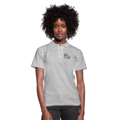 Bembel mit Gläsern - Hessisch Mundart - Frauen Premium Poloshirt - by Artful Alchemist