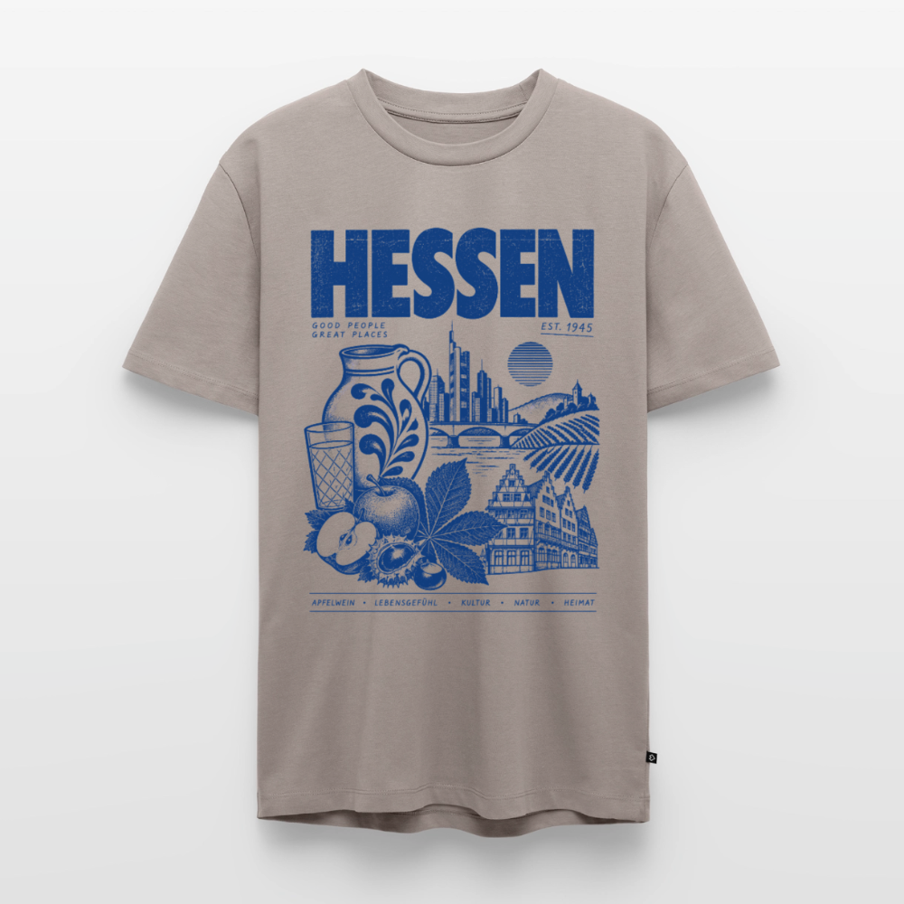 Hessen – Männer Premium T-Shirt - Taupe