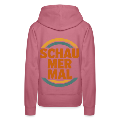 „Schau Mer Mal“ – Retro Look aus Hessen - Frauen Premium Bio Hoodie - by Artful Alchemist