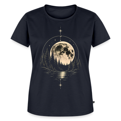 Mystic Moon Forest – Frauen Premium T-Shirt - Navy