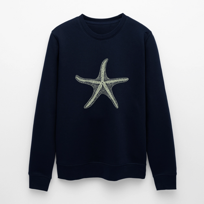 Vintage Seestern Motiv (hellgrün) - Stanley/Stella Unisex Bio-Sweatshirt ROLLER - by Artful Alchemist