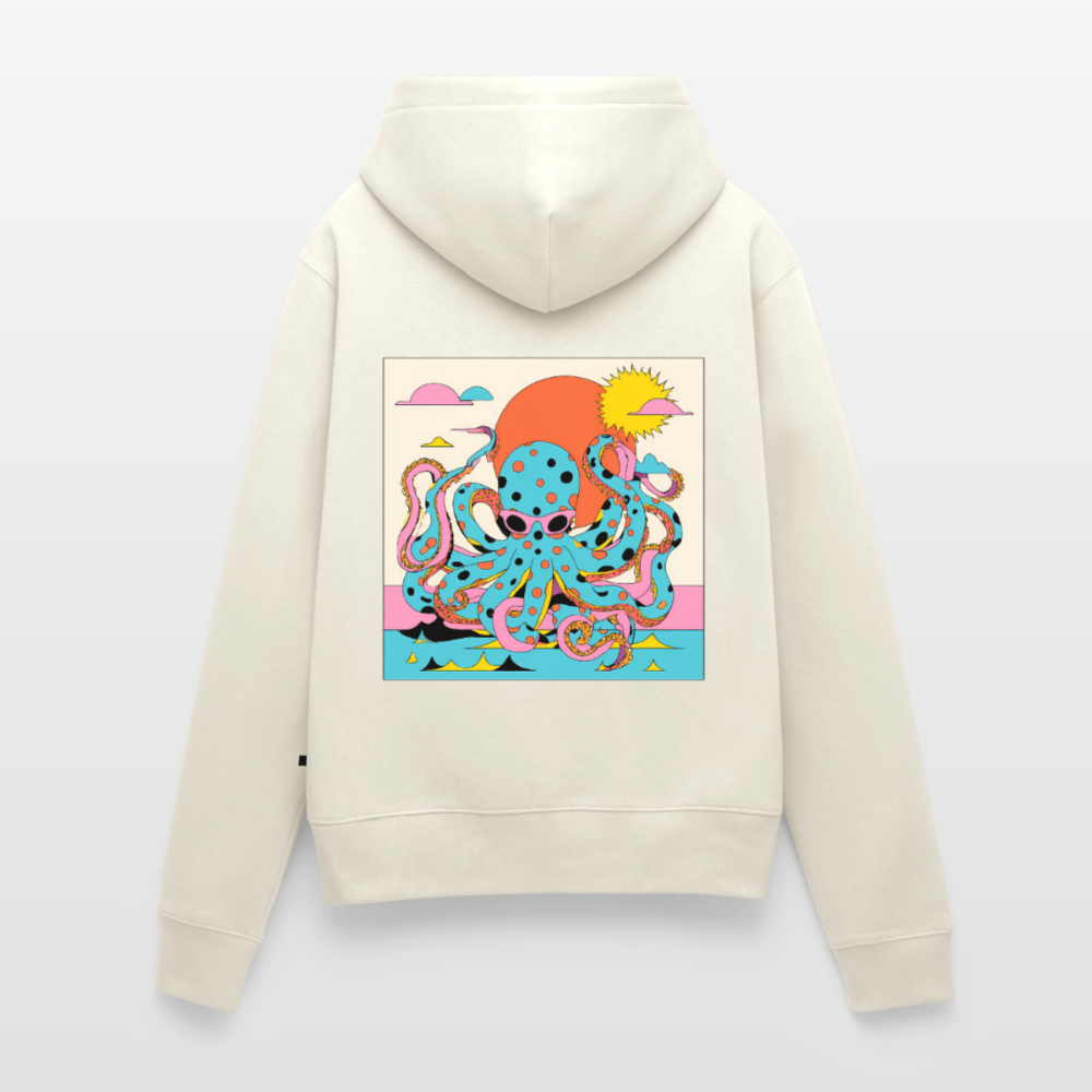 Octopus Summer – Retro Comic - Frauen Premium Bio Hoodie - by Artful Alchemist